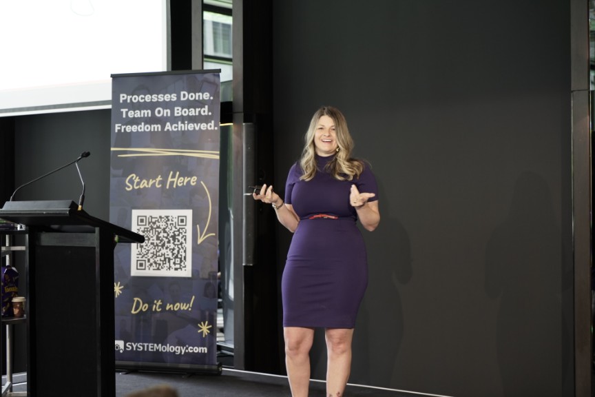 Speaker Anna Kloth at the Business Systems & AI Summit