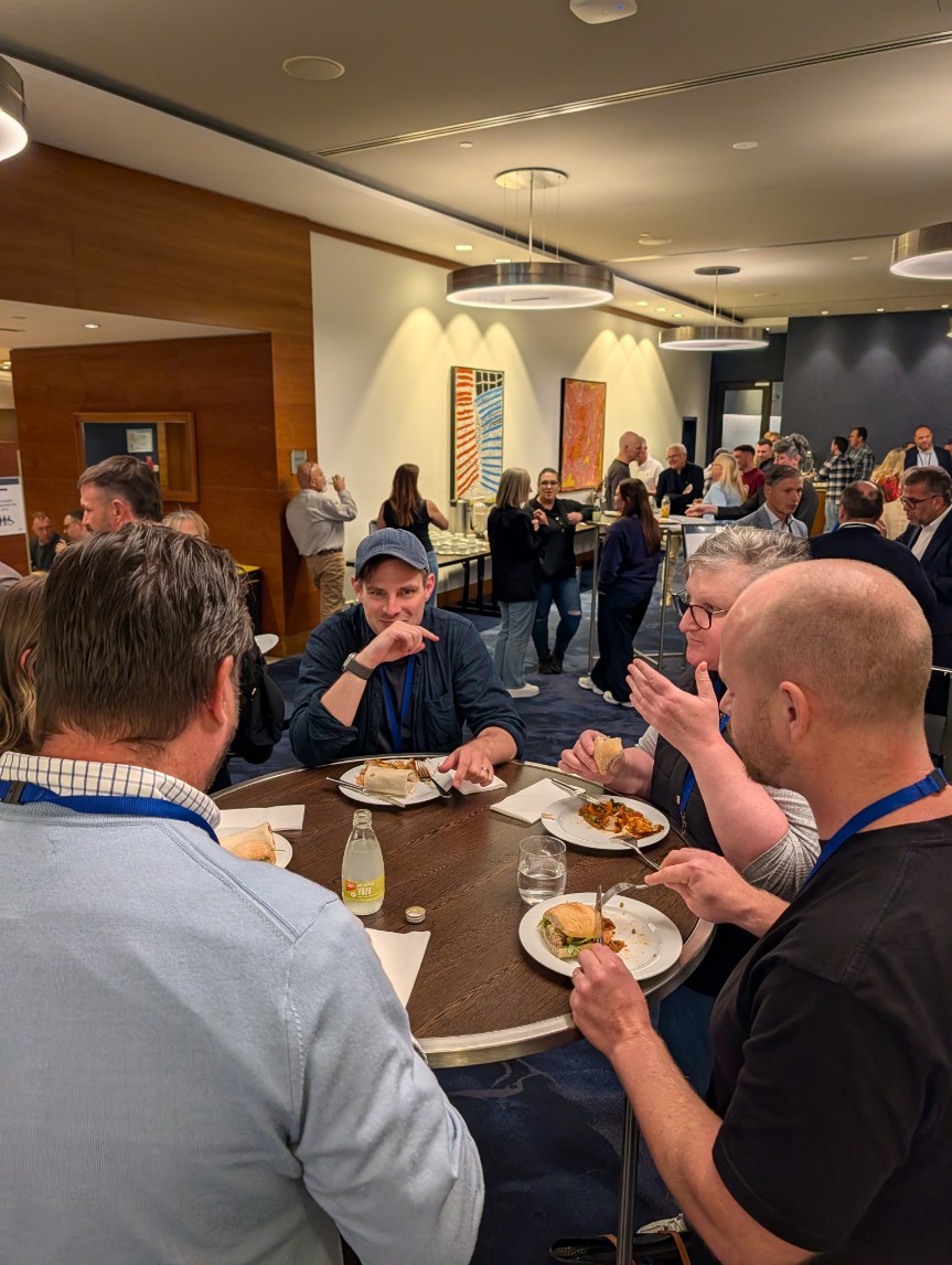 Networking break at the Business Systems & AI Summit