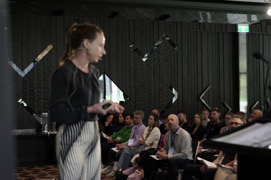 Speaker Nadine O&rsquo;Regan at the Business Systems & AI Summit